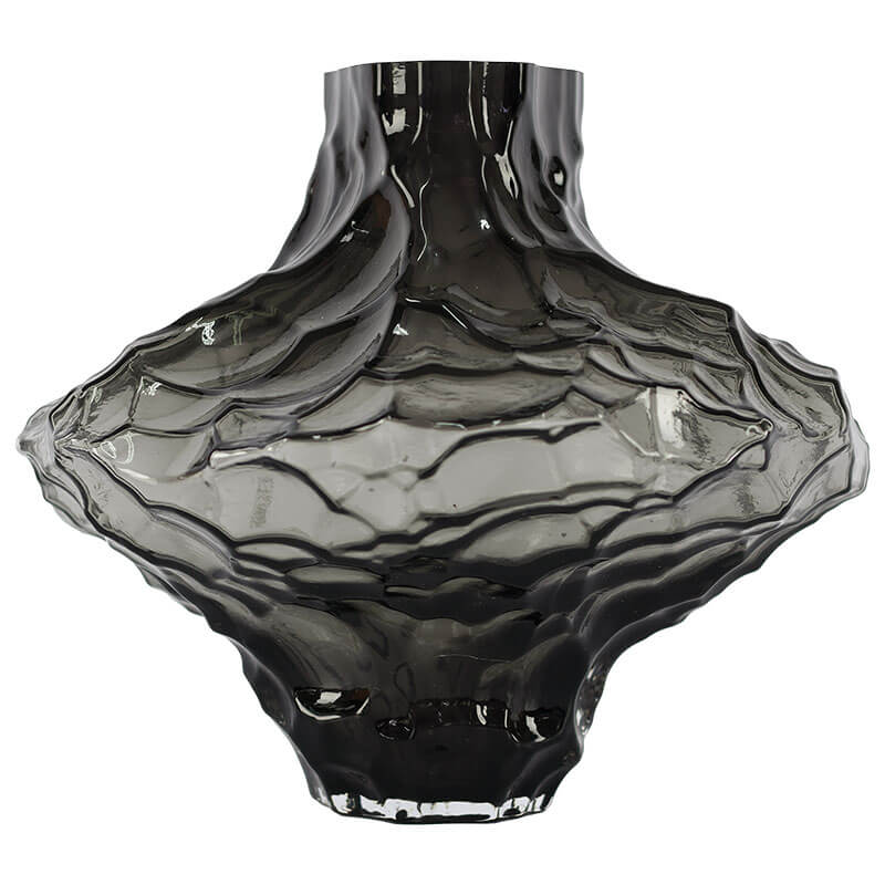 GREY CONFUSO VASE 20CM