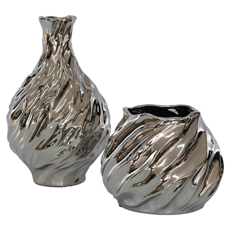 WAVE VASE 17X22CM