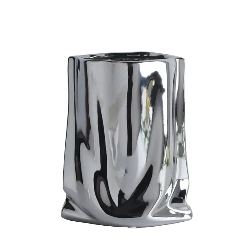 Bag Shape Vase Ceramic