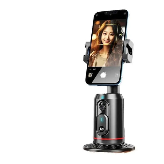 360 Rotation Follow-up Gimbal Stabilizer Monopod Desktop Tracking Gimbal with Remote for Phone Tiktok Live Photography