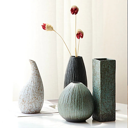 Japanese Style Vase, Ceramic